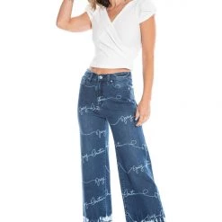 Juicy Couture Coastal Crop Juicy Script Jeans New