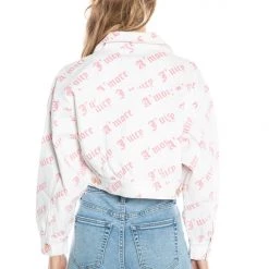 Juicy Couture The Denim Shop Amore Juicy Print Signature Denim Jacket