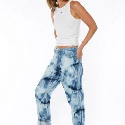 Juicy Couture Belvedere Tie Dye Relaxed Jeans New