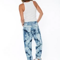 Juicy Couture Belvedere Tie Dye Relaxed Jeans New