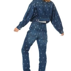 Juicy Couture Belvedere Relaxed-Fit Monogram Jeans The Denim Shop