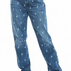 Juicy Couture Belvedere Relaxed-Fit Monogram Jeans The Denim Shop 10 Juicy Couture Belvedere Relaxed-Fit Monogram Jeans The Denim Shop