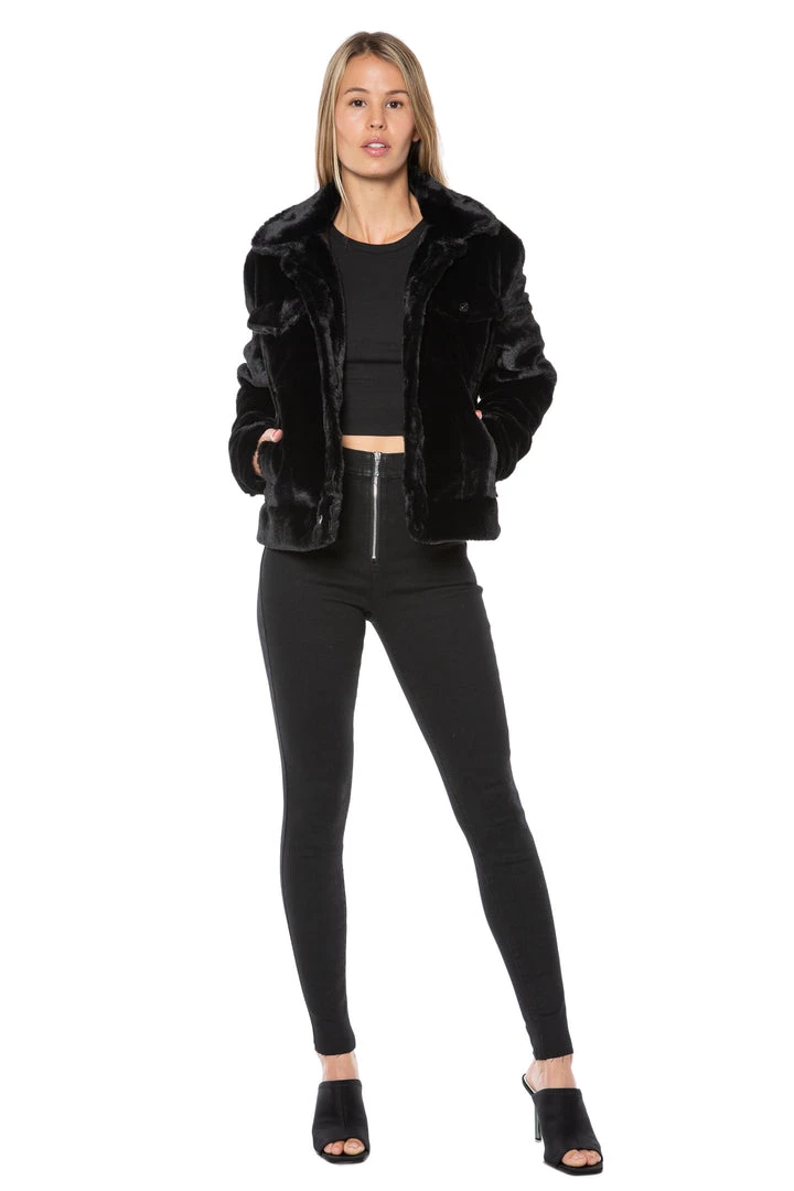 Juicy Couture The Denim Shop Vegan Fur Lux Trucker Jacket 3 Juicy Couture The Denim Shop Vegan Fur Lux Trucker Jacket