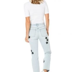 Juicy Couture The Denim Shop Venice Faux Leather Star Jeans