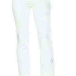 Juicy Couture New Venice Star Detail Straight Leg Jeans