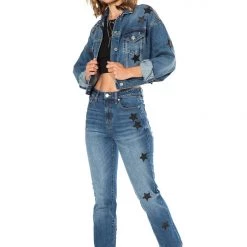 Juicy Couture Venice Faux Leather Star Jeans The Denim Shop