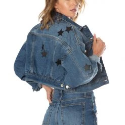 Juicy Couture Starry Signature Denim Jacket 10 Juicy Couture Starry Signature Denim Jacket