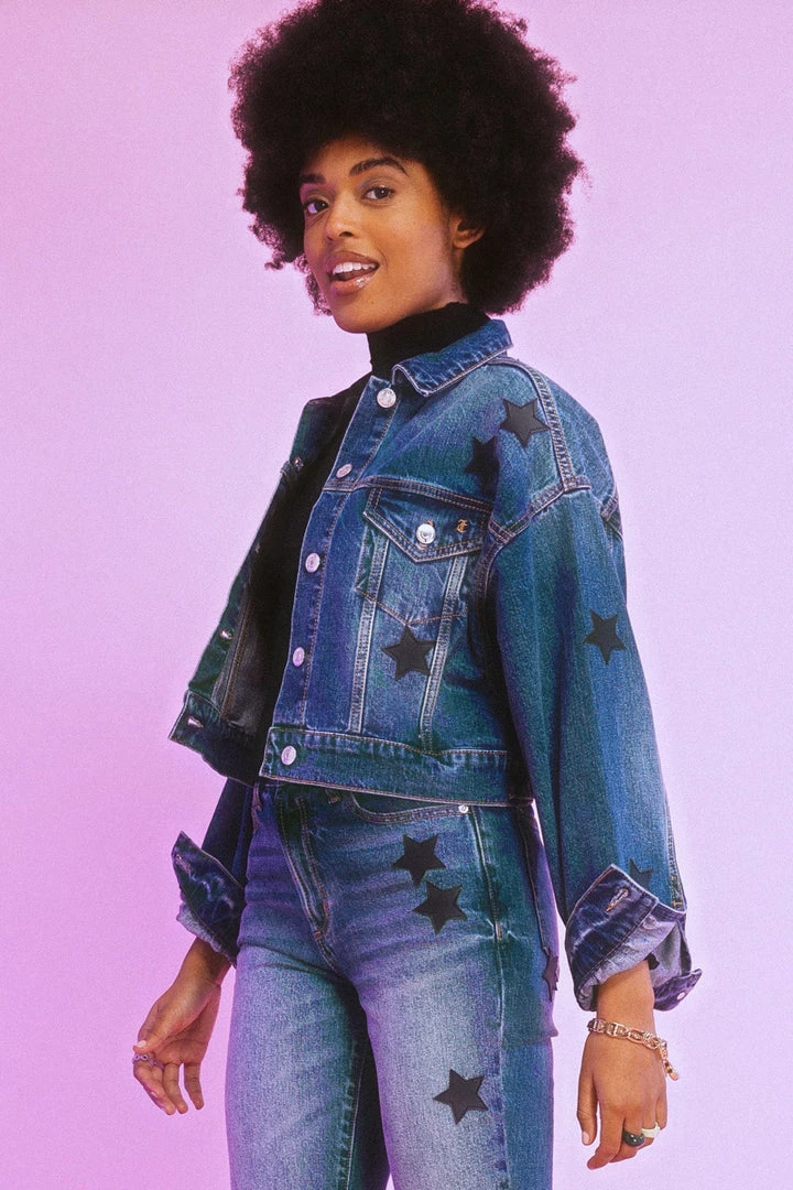 Juicy Couture Starry Signature Denim Jacket 3 Juicy Couture Starry Signature Denim Jacket