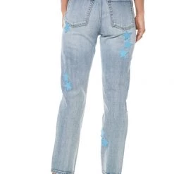 Juicy Couture Venice Star Detail Straight Leg Jeans