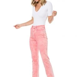 Juicy Couture Venice Acid Wash Straight Leg Jeans New
