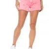 Juicy Couture New Pacific High Rise Acid Wash Shorts