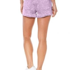 Juicy Couture Pacific High Rise Acid Wash Shorts New