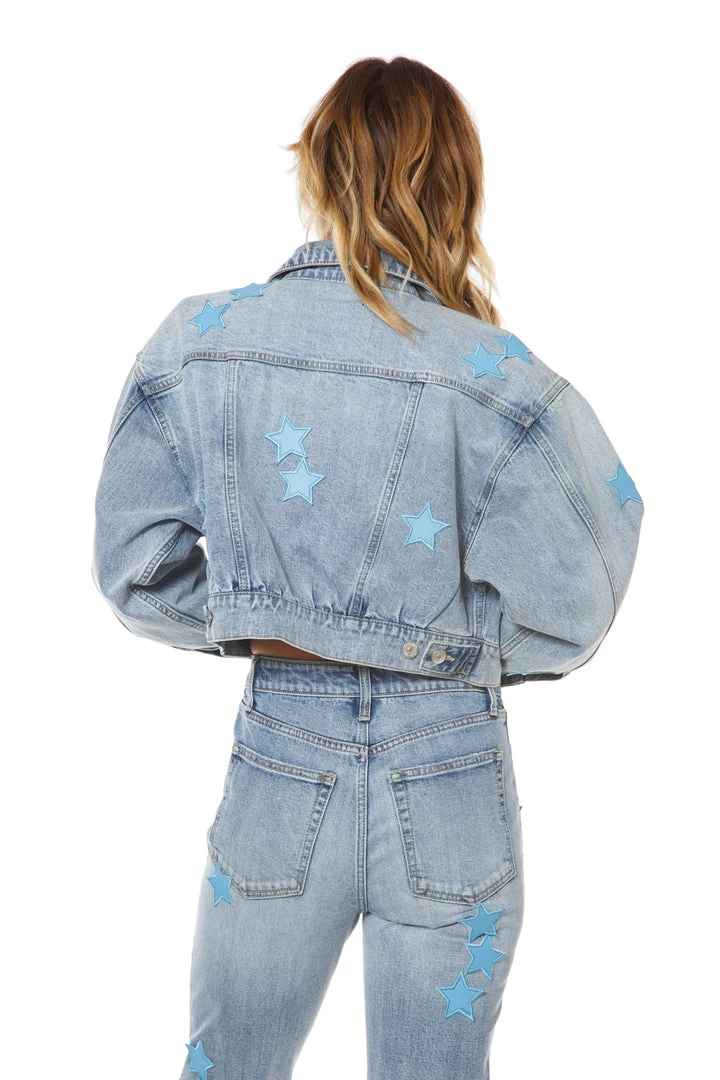 Juicy Couture New Signature Star Detail Denim Jacket 5 Juicy Couture New Signature Star Detail Denim Jacket