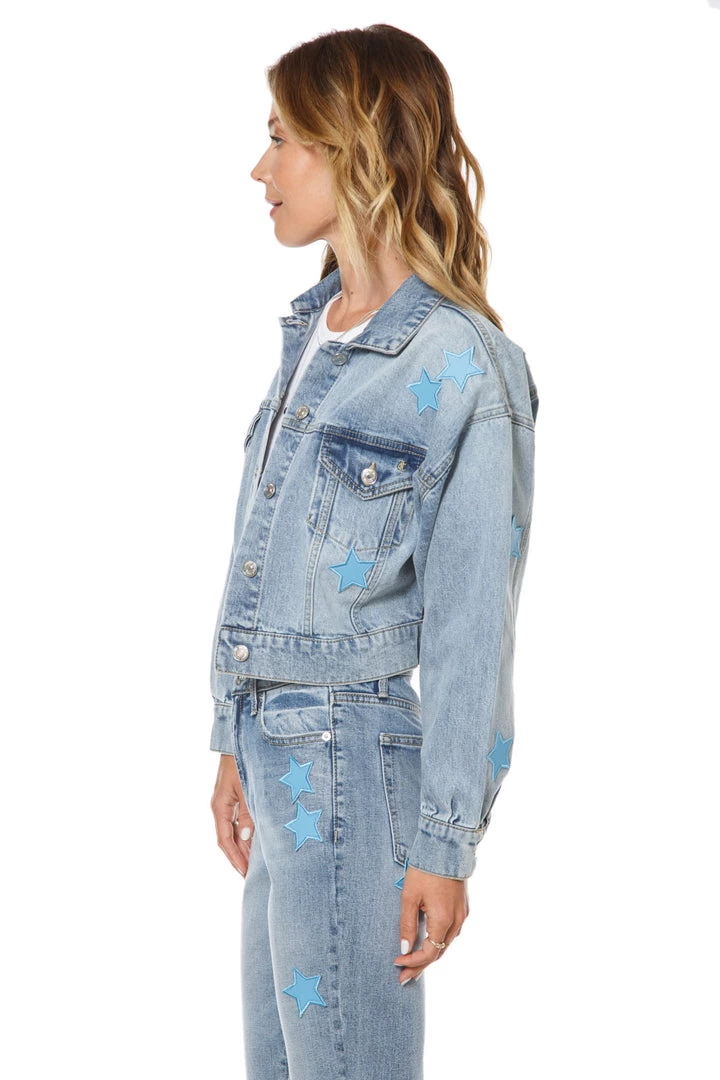 Juicy Couture New Signature Star Detail Denim Jacket 6 Juicy Couture New Signature Star Detail Denim Jacket