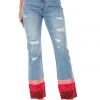 Juicy Couture New Venice Hem Detail Straight Leg Jeans 1 Juicy Couture New Venice Hem Detail Straight Leg Jeans