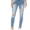 Juicy Couture Melrose Destroy High Rise Skinny Jeans