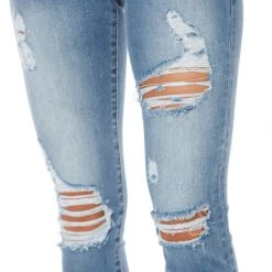 Juicy Couture Melrose Destroy High Rise Skinny Jeans