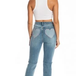 Juicy Couture Venice Heart Shape Detail At Back Pockets Jeans