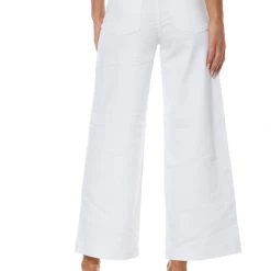 Juicy Couture New Coastal Crop Button Detail Wide Leg Jeans