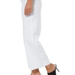 Juicy Couture New Coastal Crop Button Detail Wide Leg Jeans