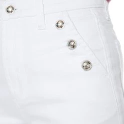 Juicy Couture New Coastal Crop Button Detail Wide Leg Jeans