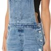 Juicy Couture New Destroy Hem Overall Shorts
