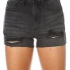 Juicy Couture Pacific High Rise Destroyed Detail Shorts New