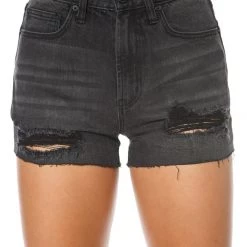 Juicy Couture Pacific High Rise Destroyed Detail Shorts New