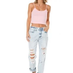 Juicy Couture Destroyed Boyfriend Jeans New