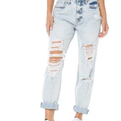 Juicy Couture Destroyed Boyfriend Jeans New
