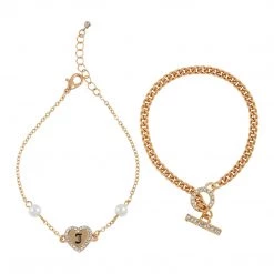 Juicy Couture Queen Bee Bracelet Set New