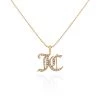 Juicy Couture Monogram Pendant Necklace New